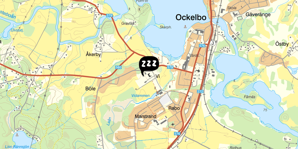 Map showing the location of Stiftelsen Wij Trädgårdar