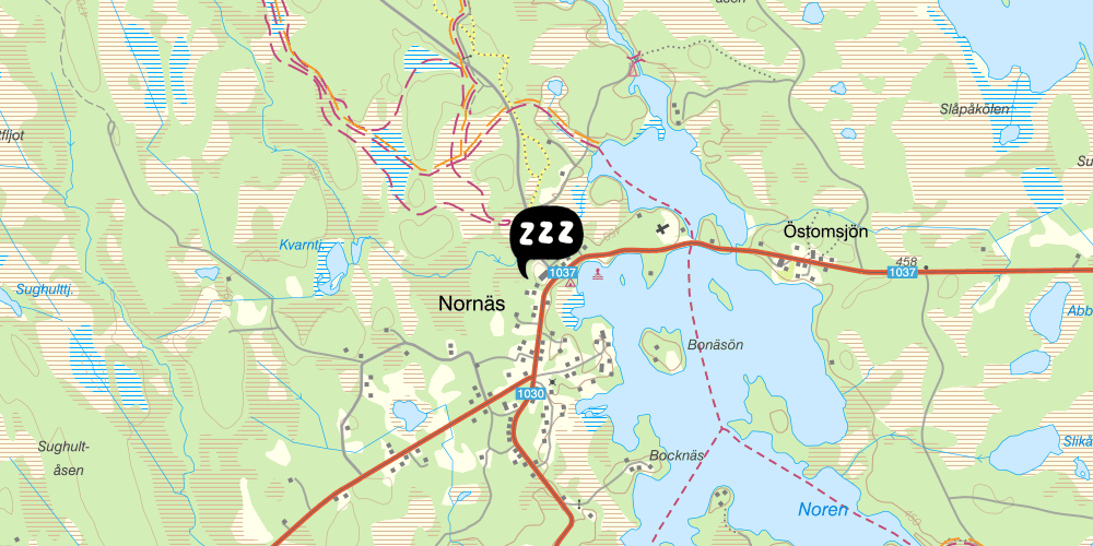 Map showing the location of Schweden Aktiv
