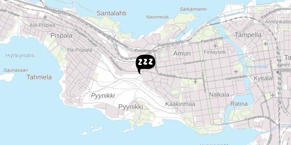 Map showing the location of Tredun Helmi