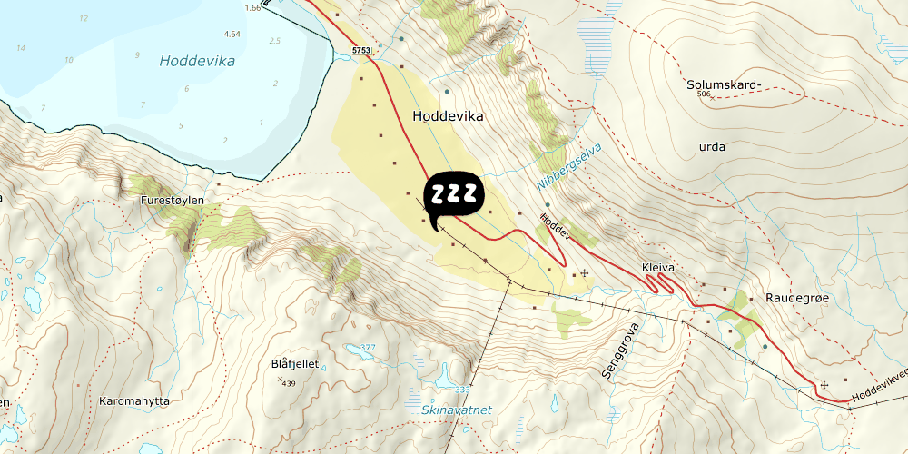 Map showing the location of Lapoint Surfeleir Norge - Hoddevik