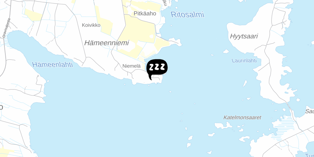 Map showing the location of Topin tuvat