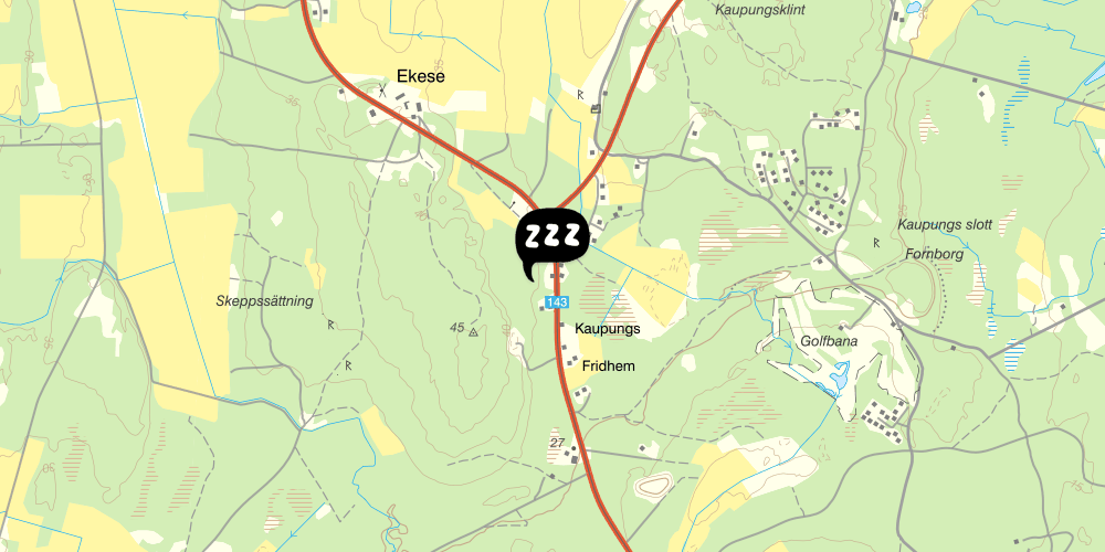 Map showing the location of STF Ardrebo Bed and Breakfast