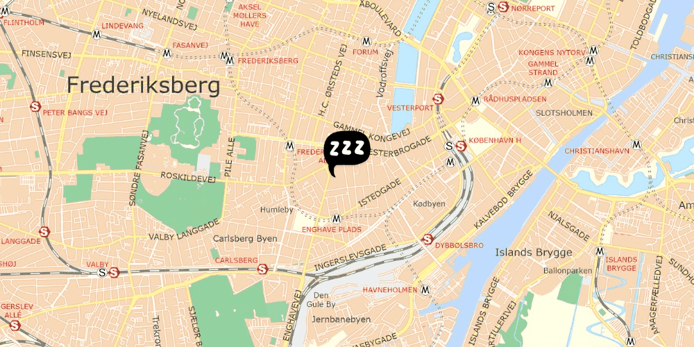 Map showing the location of YMCA Interpoint Hostel
