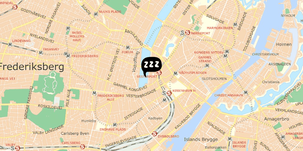 Map showing the location of Steel House