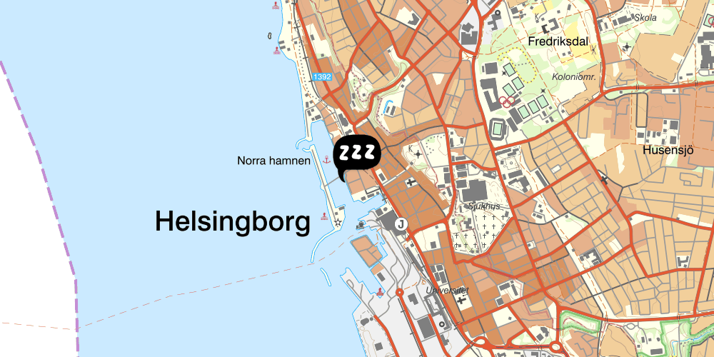 Map showing the location of Staykvick Boutique Hostel