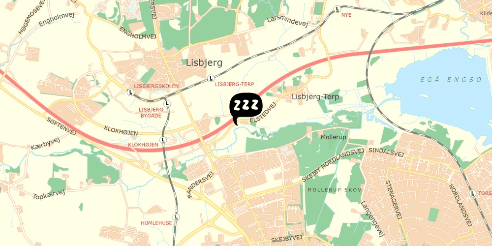 Map showing the location of Ab Centrum bed w/o breakfast