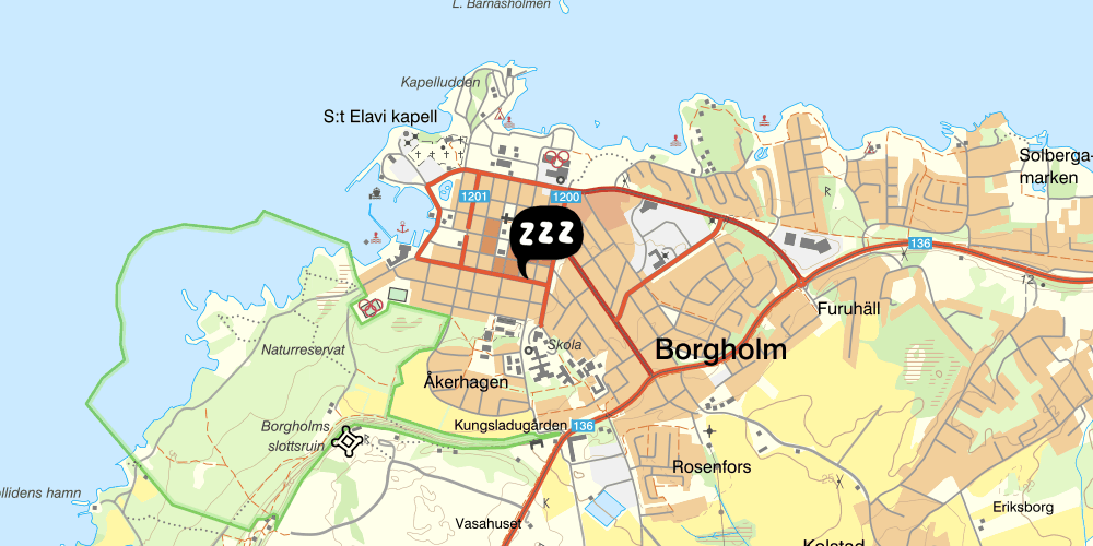 Map showing the location of tullgatan24.se