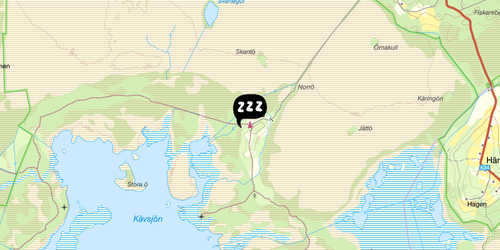 Map showing the location of Svänö