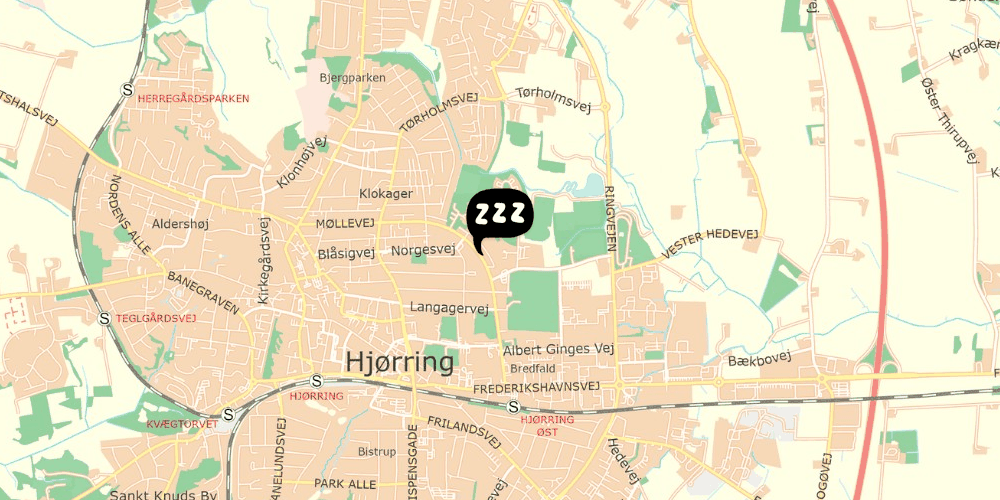 Map showing the location of Dana Cup SportsCenter