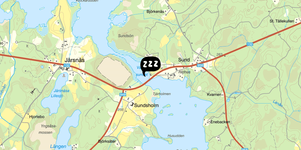 Map showing the location of Brovillan