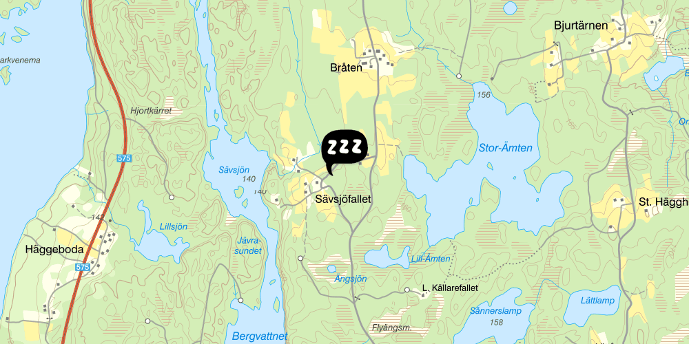 Map showing the location of Kolarkojorna Tived