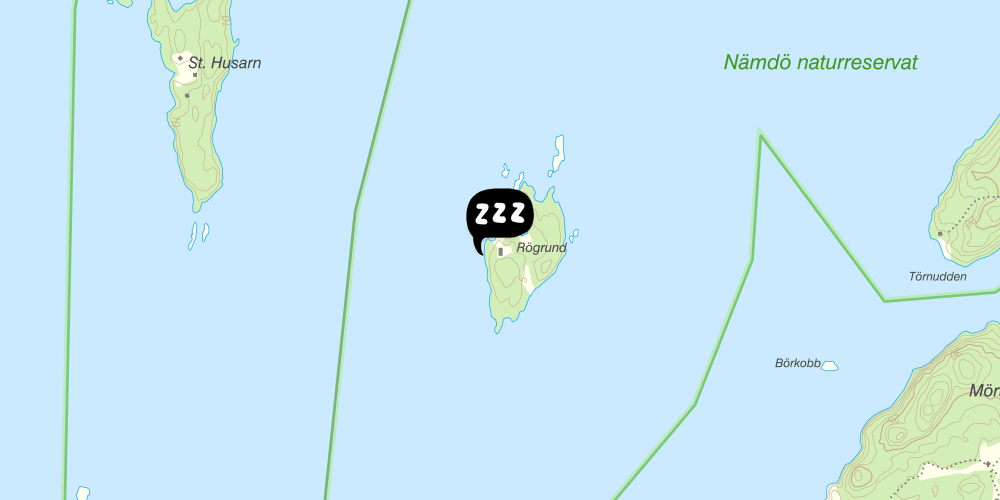 Map showing the location of Grundet